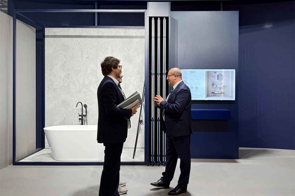 Tile library at Cersaie by INSCA