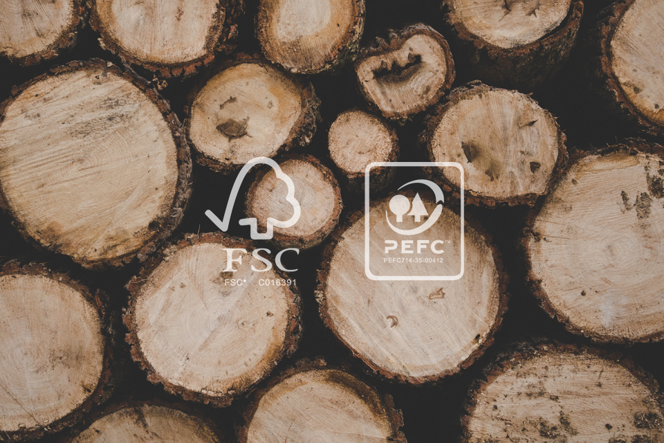 Muebles expositores de azulejos fabricados con materiales sostenibles