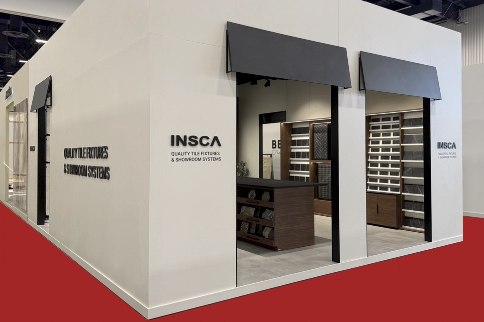 Stand de INSCA en el pabellón español #867 en Coverings 2026, Las Vegas