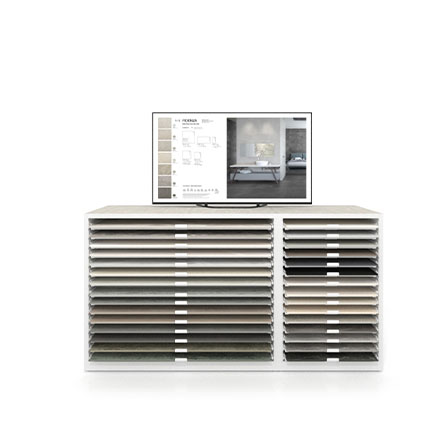 cabecera Cajonera digital para exponer azulejos Composición 191