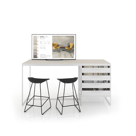 expositor digitalizado para azulejos Composición 211 cabecera