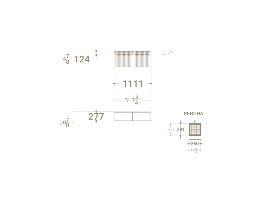 Accesorio expositor parquet Abati plano