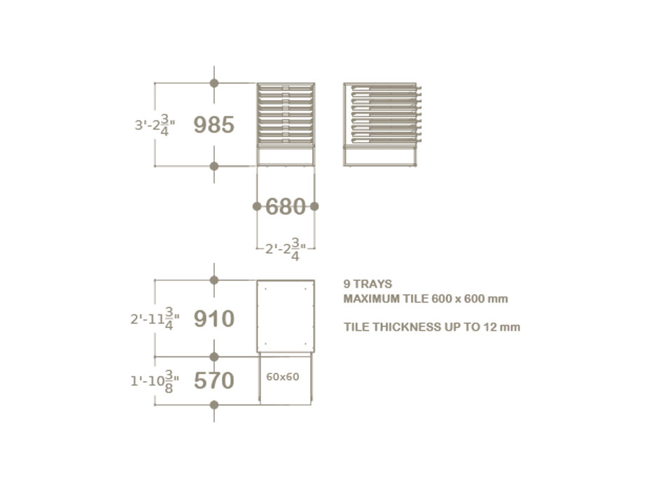 UP H Loose 60x60 madera vicenza blanco plano