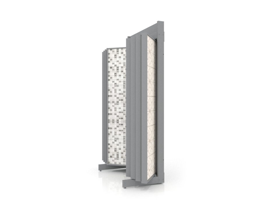 Expositor para azulejos Book 116/60 aérea lateral sin luz