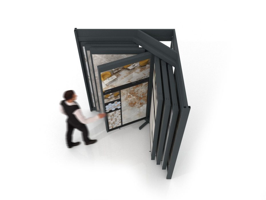 Mueble para exponer cerámica Book 12