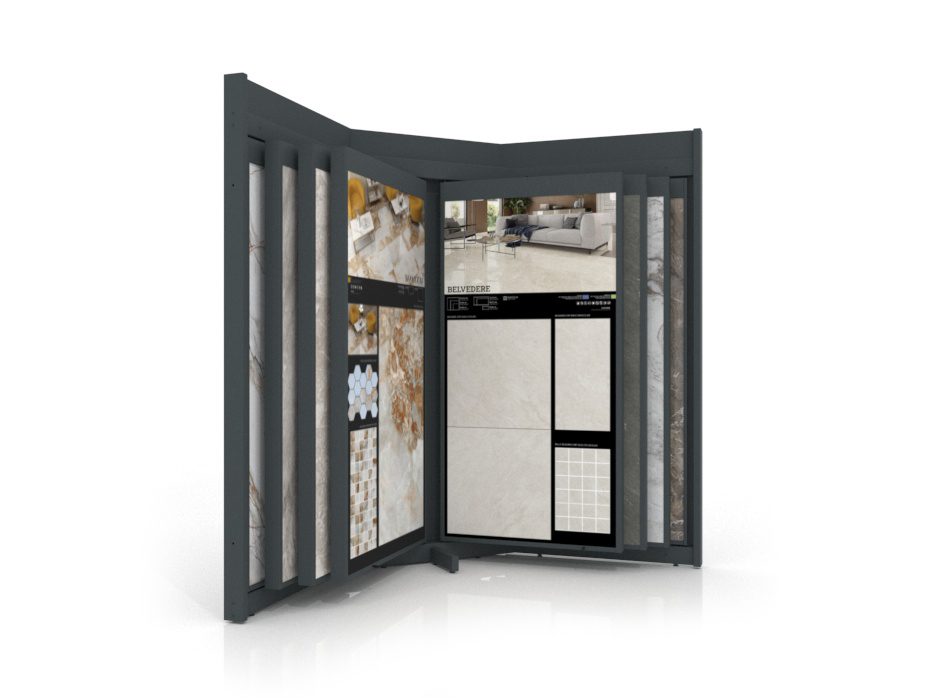 Mueble para exponer cerámica Book 12