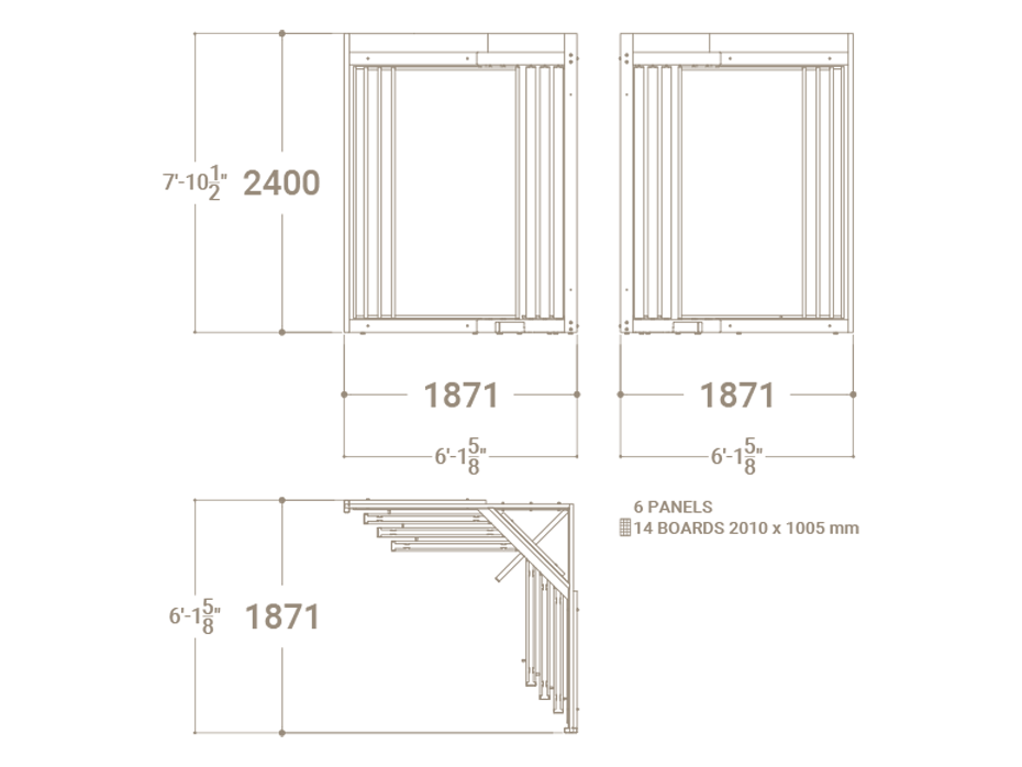 Expositor azulejos Book 12+2 2010 plano