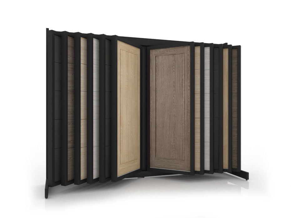 Présentoir type livre pour portes Book Door 12 Noir_1
