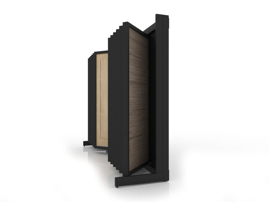 Présentoir type livre pour portes Book Door 12 Noir_3