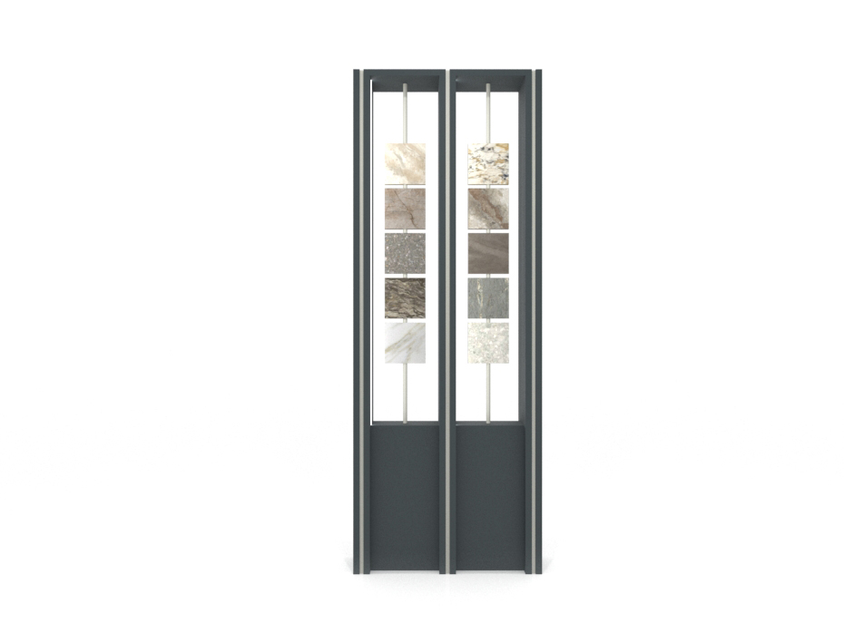 Divisor modular para ceramotecas Boutique Divider﻿​ antracita 20x20 frontal