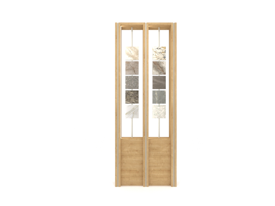 Divisor modular para ceramotecas Boutique Divider﻿​ madera 20x20 frontal