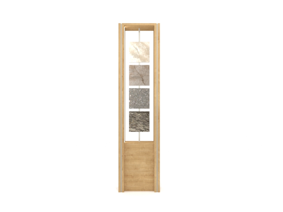 Divisor modular para ceramotecas Boutique Divider﻿​ madera 30x30 frontal