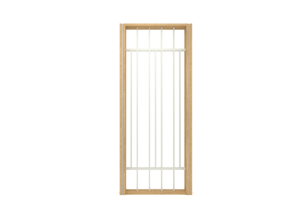 Divisor de ceramotecas para showrooms de azulejos Deco madera frontal