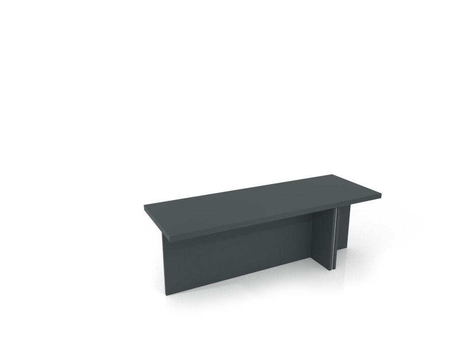 Mesa expositora para cerámica Boutique Table antracita lateral
