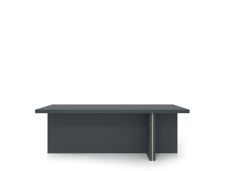 Mesa expositora para cerámica Boutique Table antracita frontal