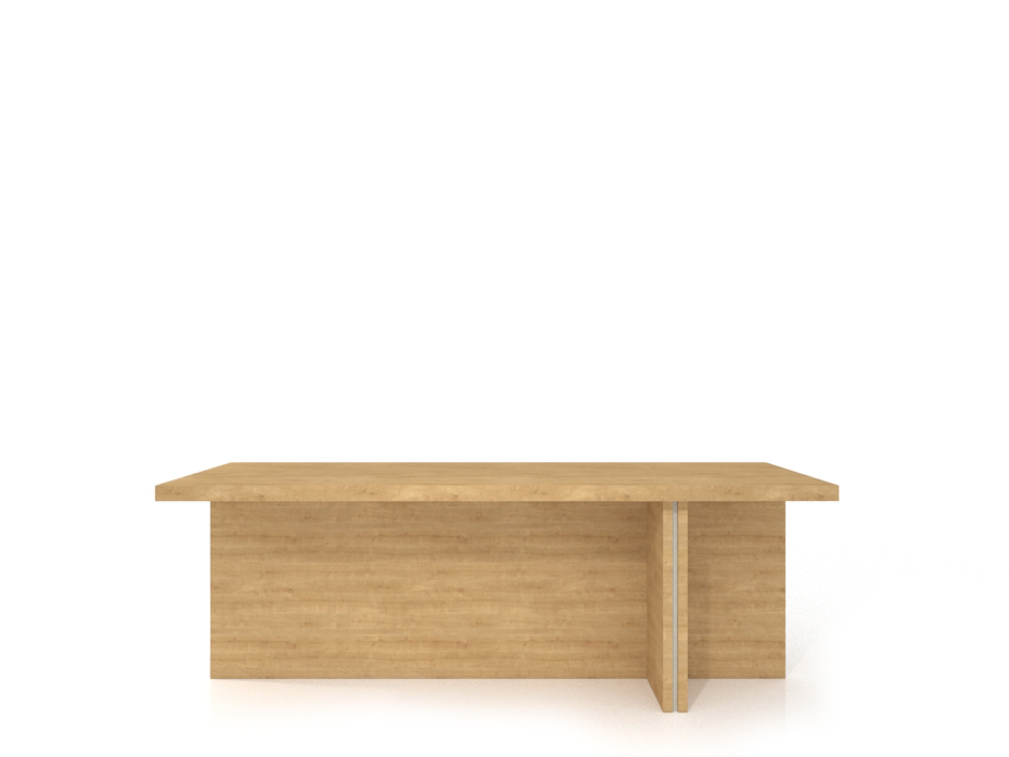 Mesa expositora para cerámica Boutique Table madera frontal