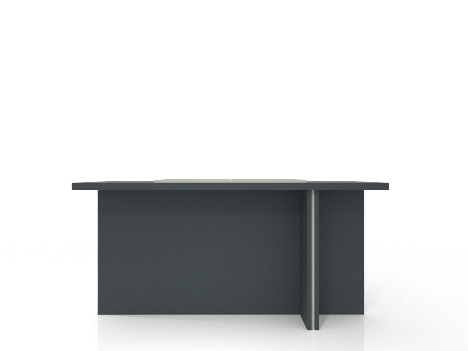Exhibidor de cerámica Boutique Table Moodboard antracita frontal