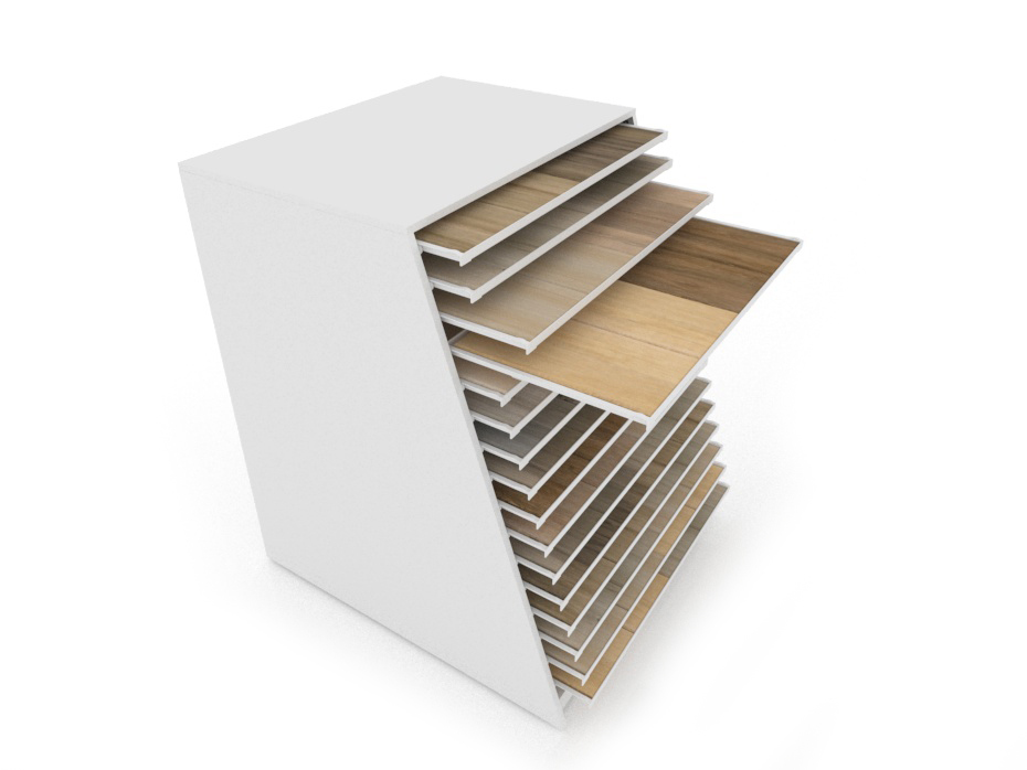 Cajonera Laminados Woodlook blanco