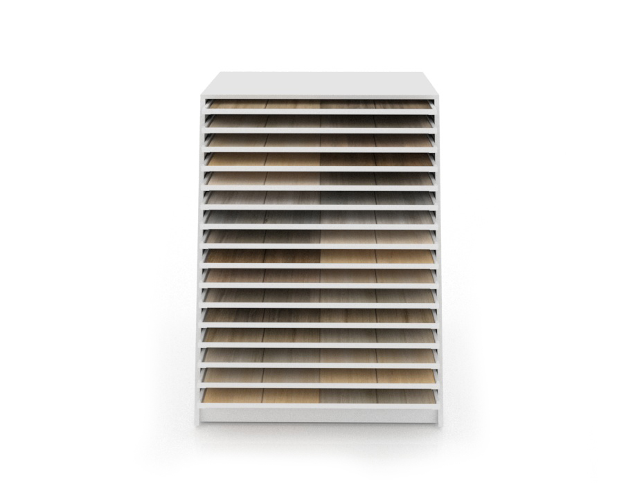 Cajonera Laminados Woodlook blanco