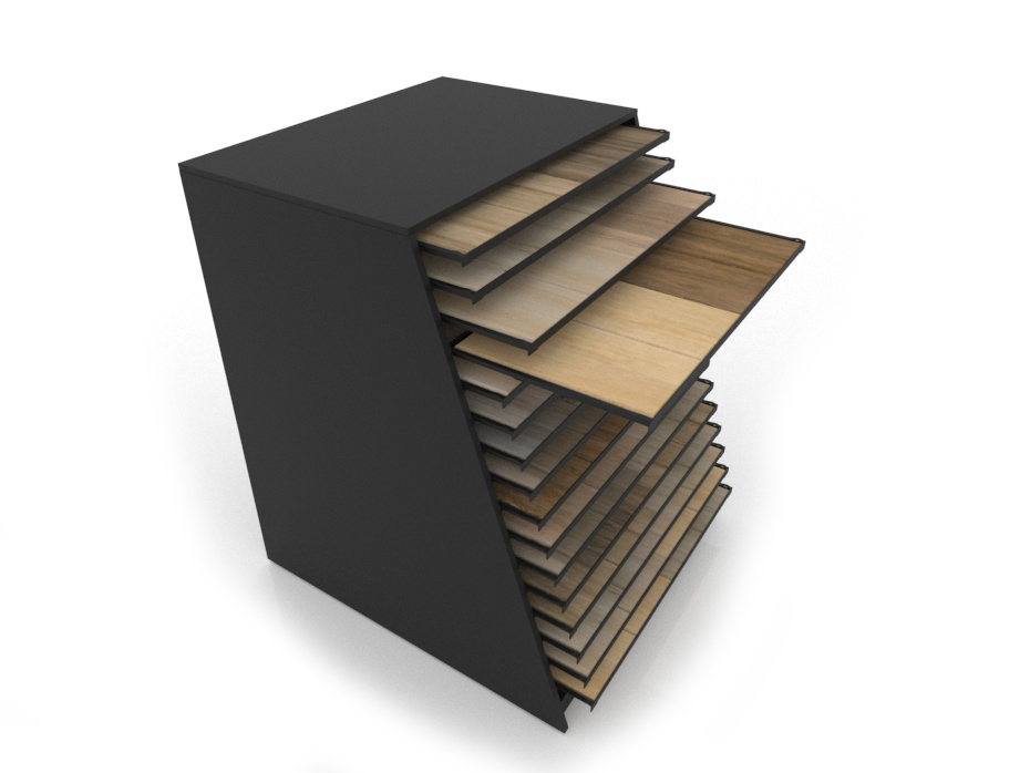 Cajonera Laminados Woodlook Negro