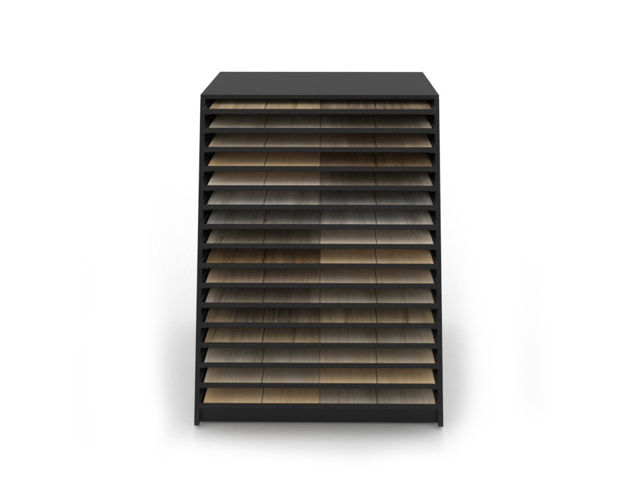 Cajonera Laminados Woodlook Negro