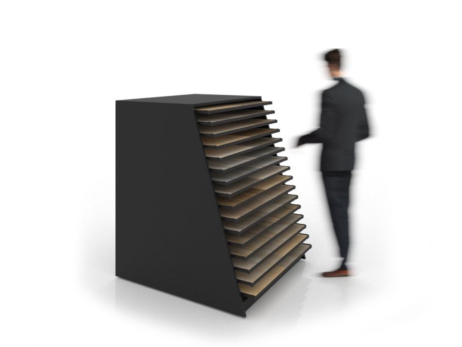 Cajonera Laminados Woodlook Negro