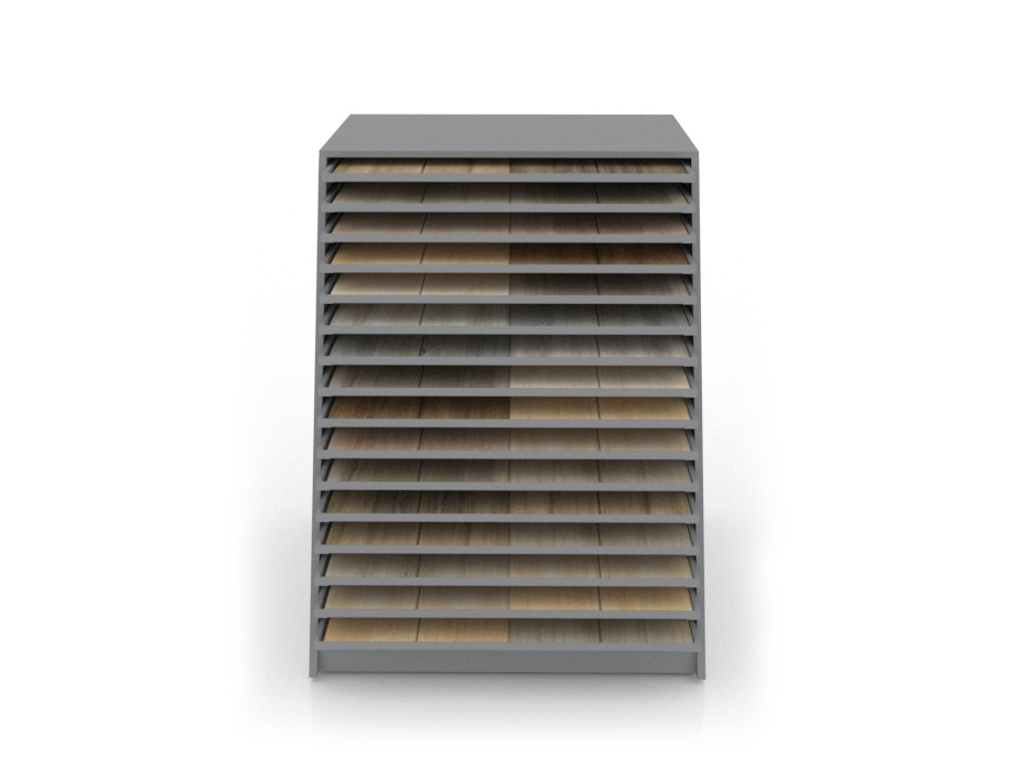Cajonera Laminados Woodlook Plata