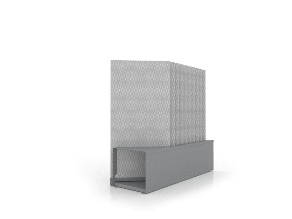 Expositor de azulejos Chicago V45 10P dx 120x60 plata trasera
