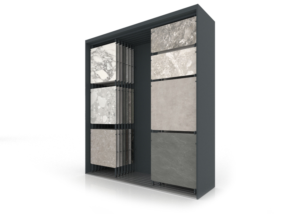 Expositor para azulejos Composition 118 7 antracita sx