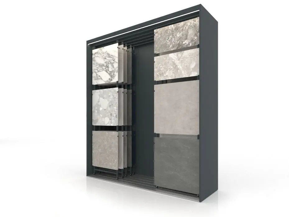Expositor para azulejos Composition 118 5 luz antracita sx