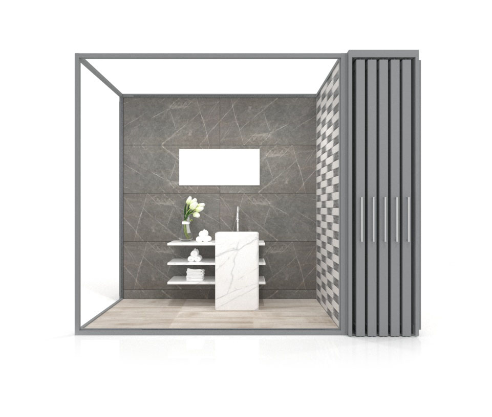 Composicion 132 plata frontal