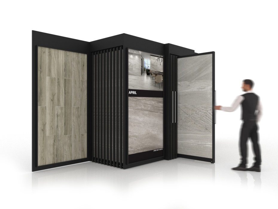 Mueble expositor Composition 138 Negro
