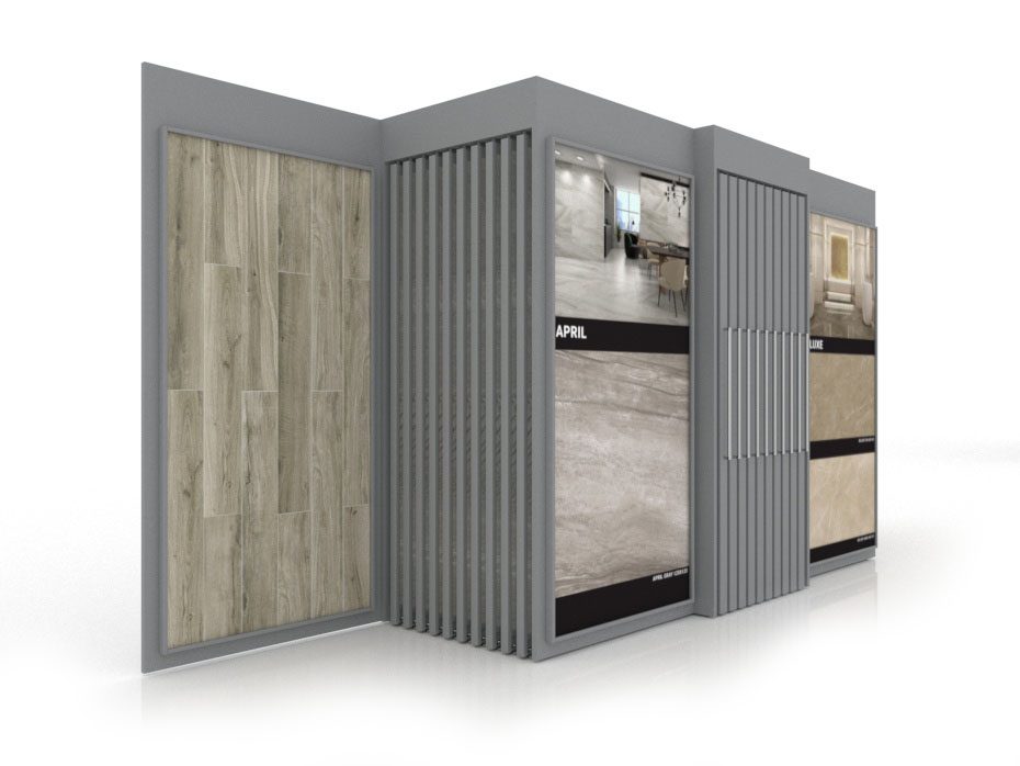 Mueble expositor Composition 138 Plata