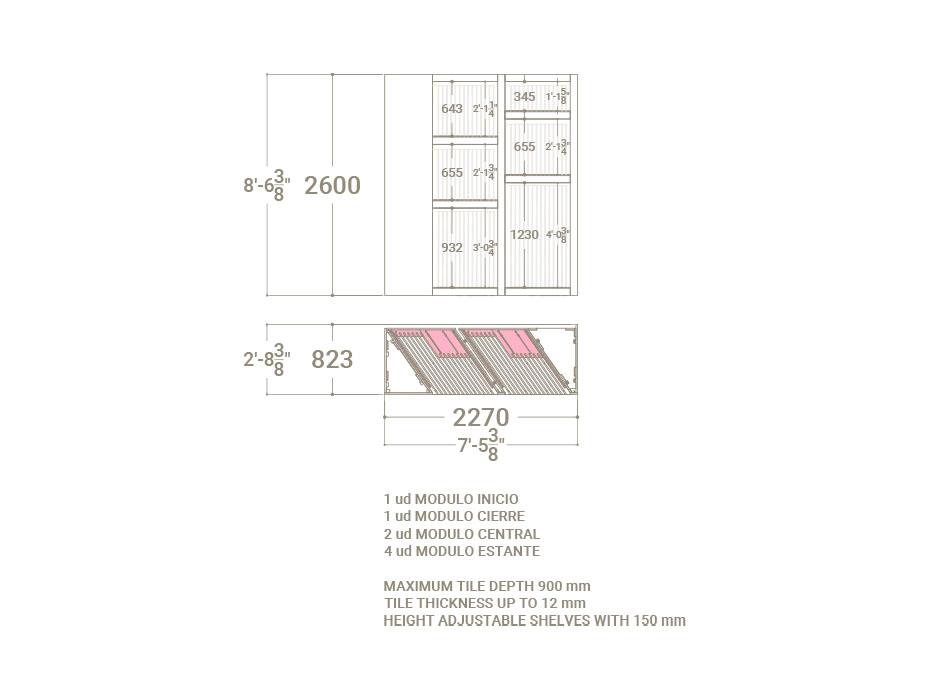 Tile Library compo 140 plano
