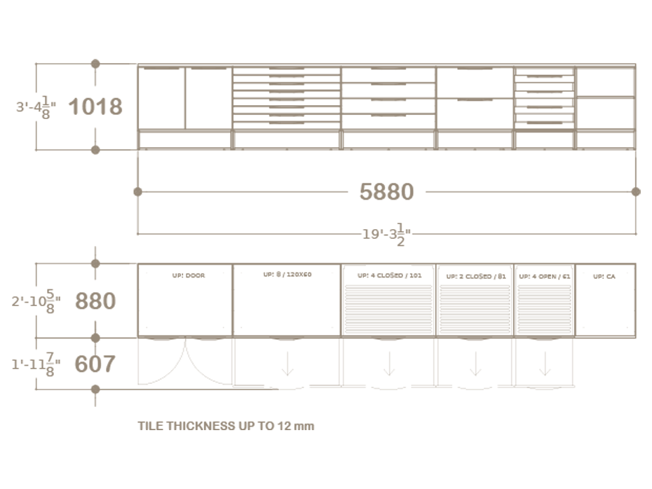 Banco técnico de trabajo Composición 144