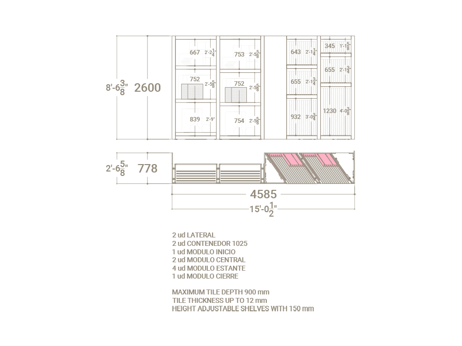 Tile Library Compo 153 plano