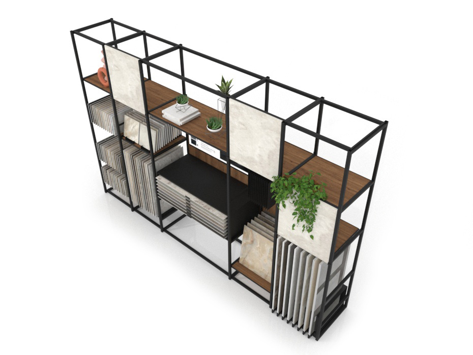 Ceramoteca digitalizada Composición 159 madera old oak aerea