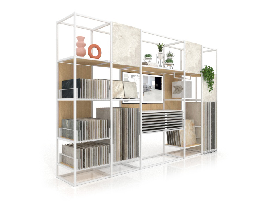 Ceramoteca digitalizada Composición 159 madera vicenza lateral