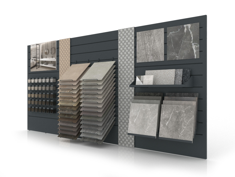 tiled display wall composition 175 Milan wall anthracite sx