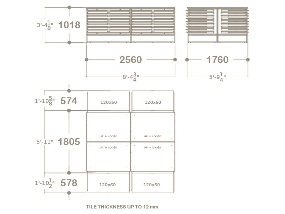  banco técnico para exponer azulejos compo 219 plano