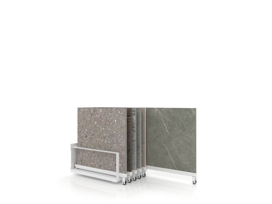 Módulo expositor de azulejos CR Chicago 60x60 Blanco