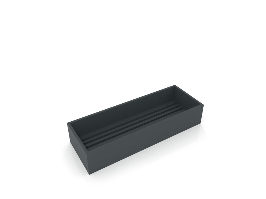 Expositor para madera Cuna Woodlook antracita vacío