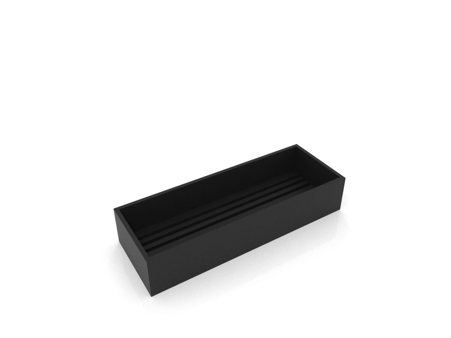 Expositor para madera Cuna Woodlook negro vacío