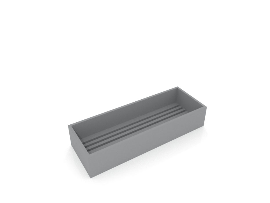 Expositor para madera Cuna Woodlook plata aerea