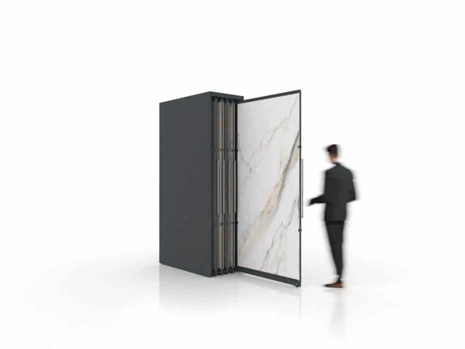 Expositor corredero para azulejos de gran formato Denver 2400/10 Antracita