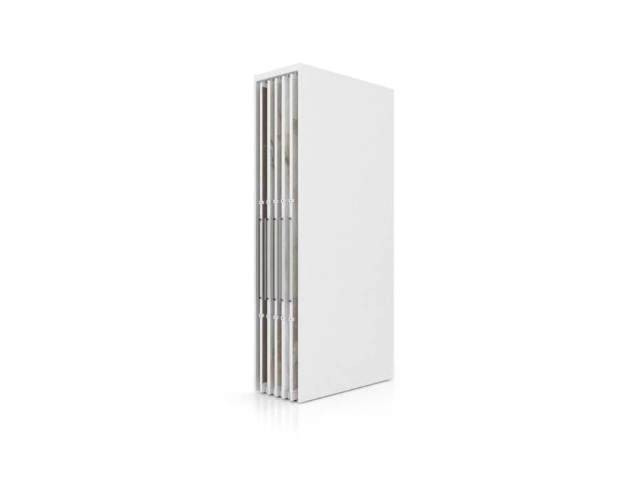 Expositor corredero para azulejos de gran formato Denver 2800/10 Blanco