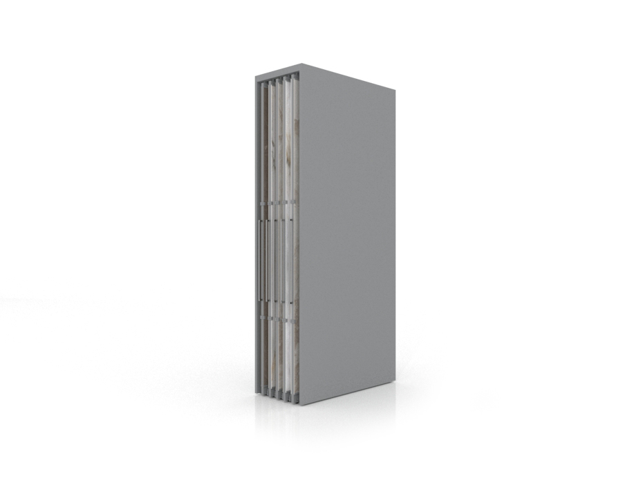 Expositor corredero para azulejos de gran formato Denver 2800/10 Plata
