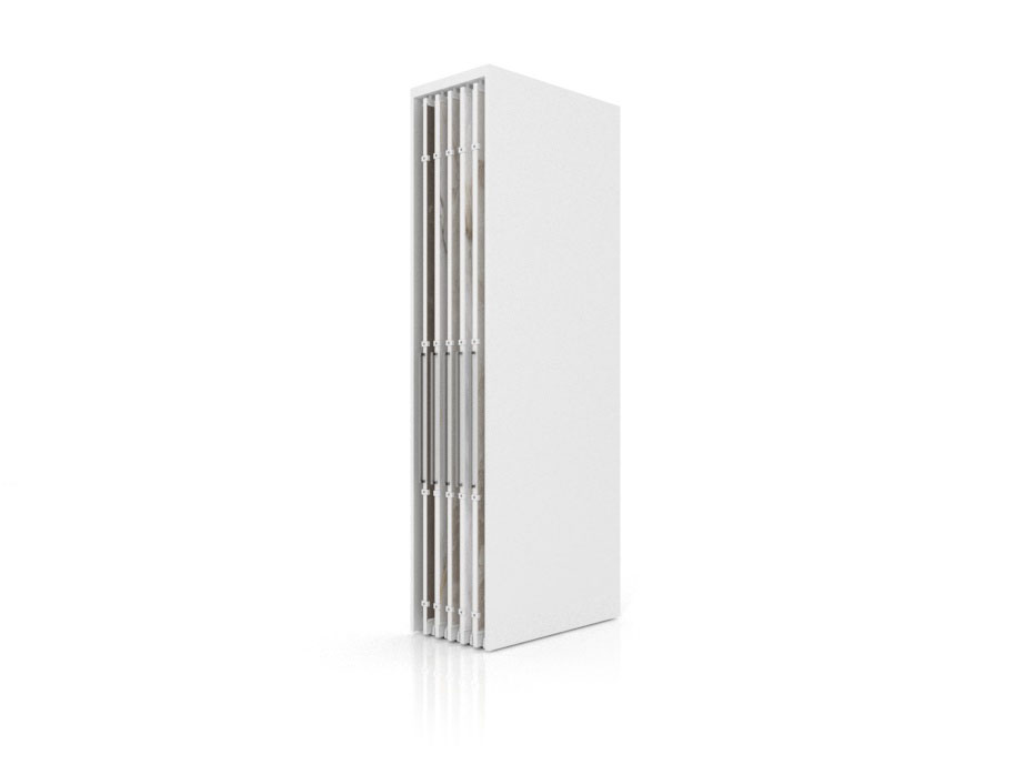 Expositor corredero para azulejos de gran formato Denver 3000/10 Blanco