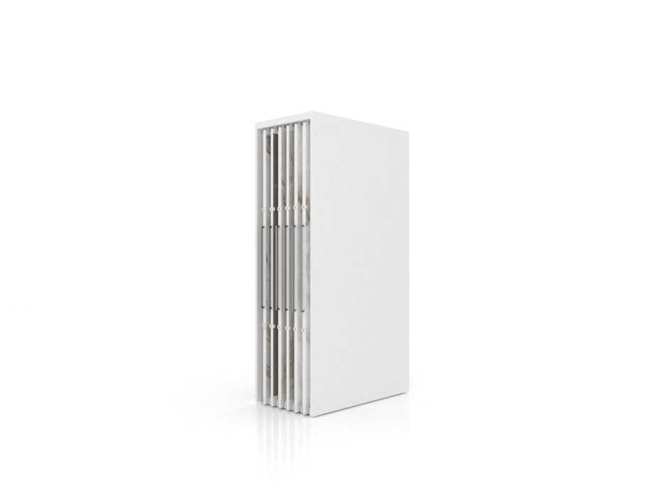 Expositor corredero para azulejos de gran formato Denver 2400/12 Blanco