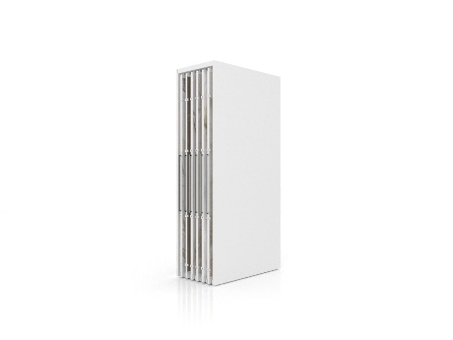 Expositor corredero para azulejos de gran formato Denver 2600/12 Blanco